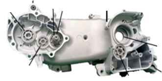 APX7:Motor gövdesi sol (200 CC)