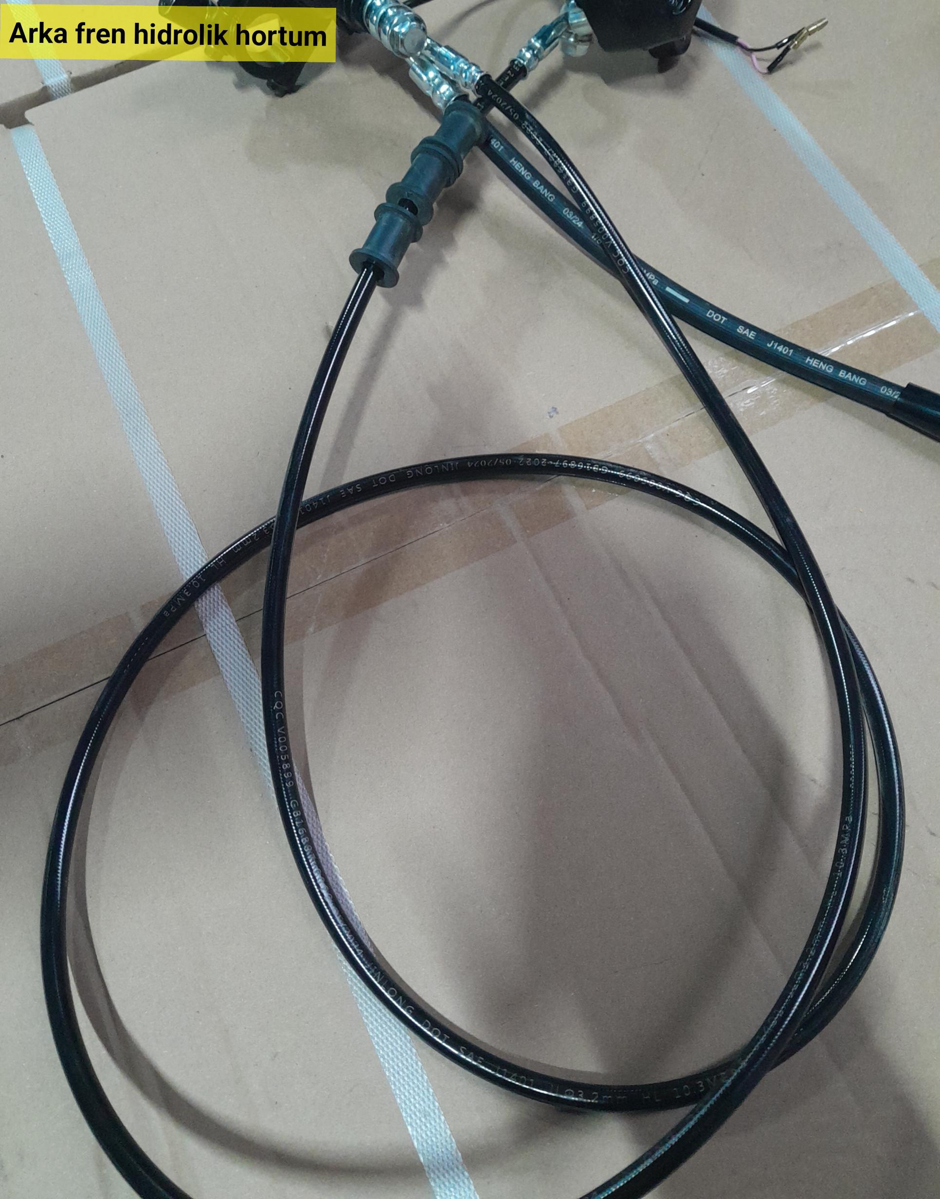APX3 ARKA DİSK FREN HİDROLİK HORTUM 180CM